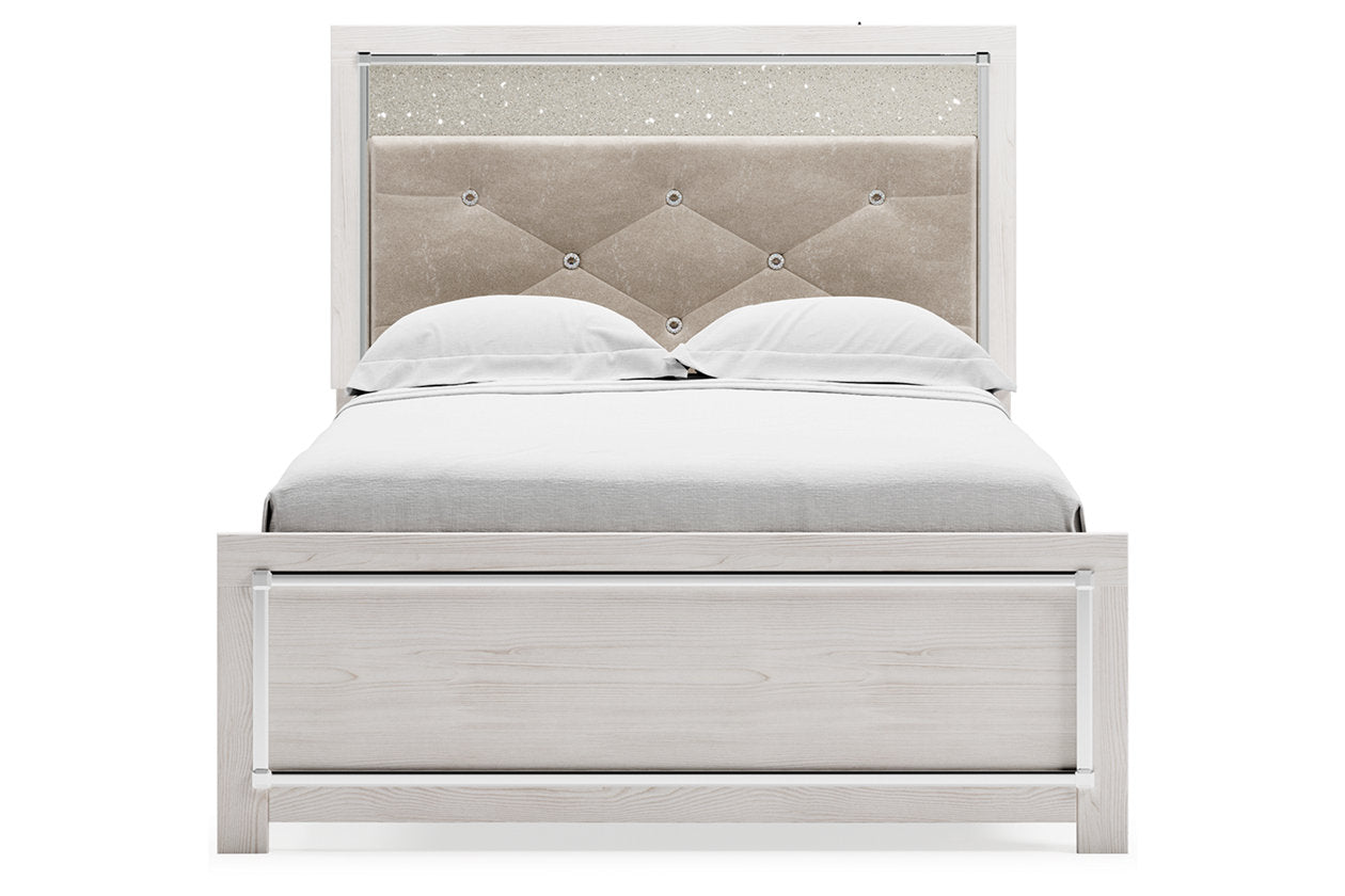 Altyra White Full Panel Bed - SET | B2640-84 | B2640-86 | B2640-87 - Luna Furniture - Dallas Store