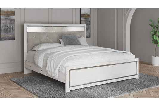 Altyra White King Panel Bed - SET | B2640-56 | B2640-58 | B2640-97 - Luna Furniture - Dallas Store