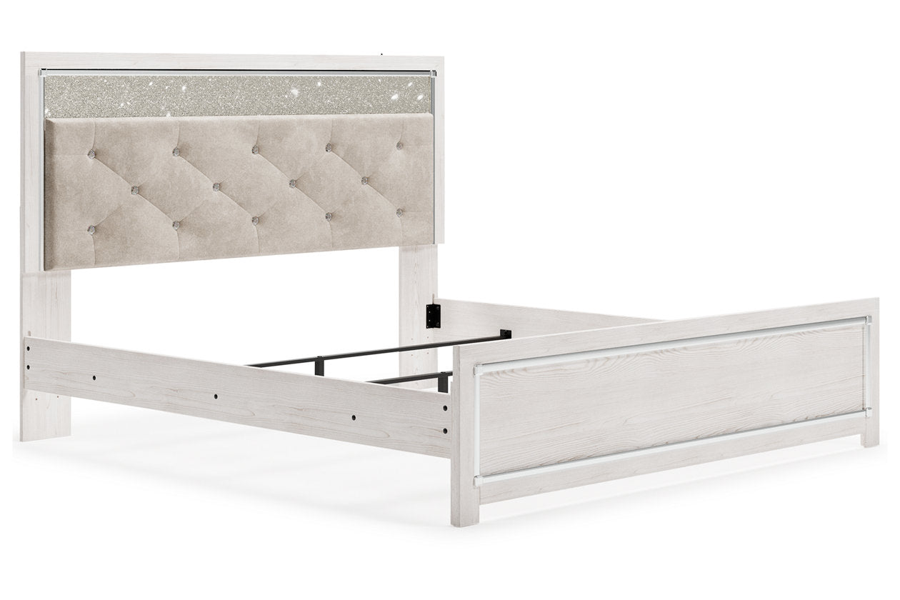 Altyra White King Panel Bed - SET | B2640-56 | B2640-58 | B2640-97 - Luna Furniture - Dallas Store