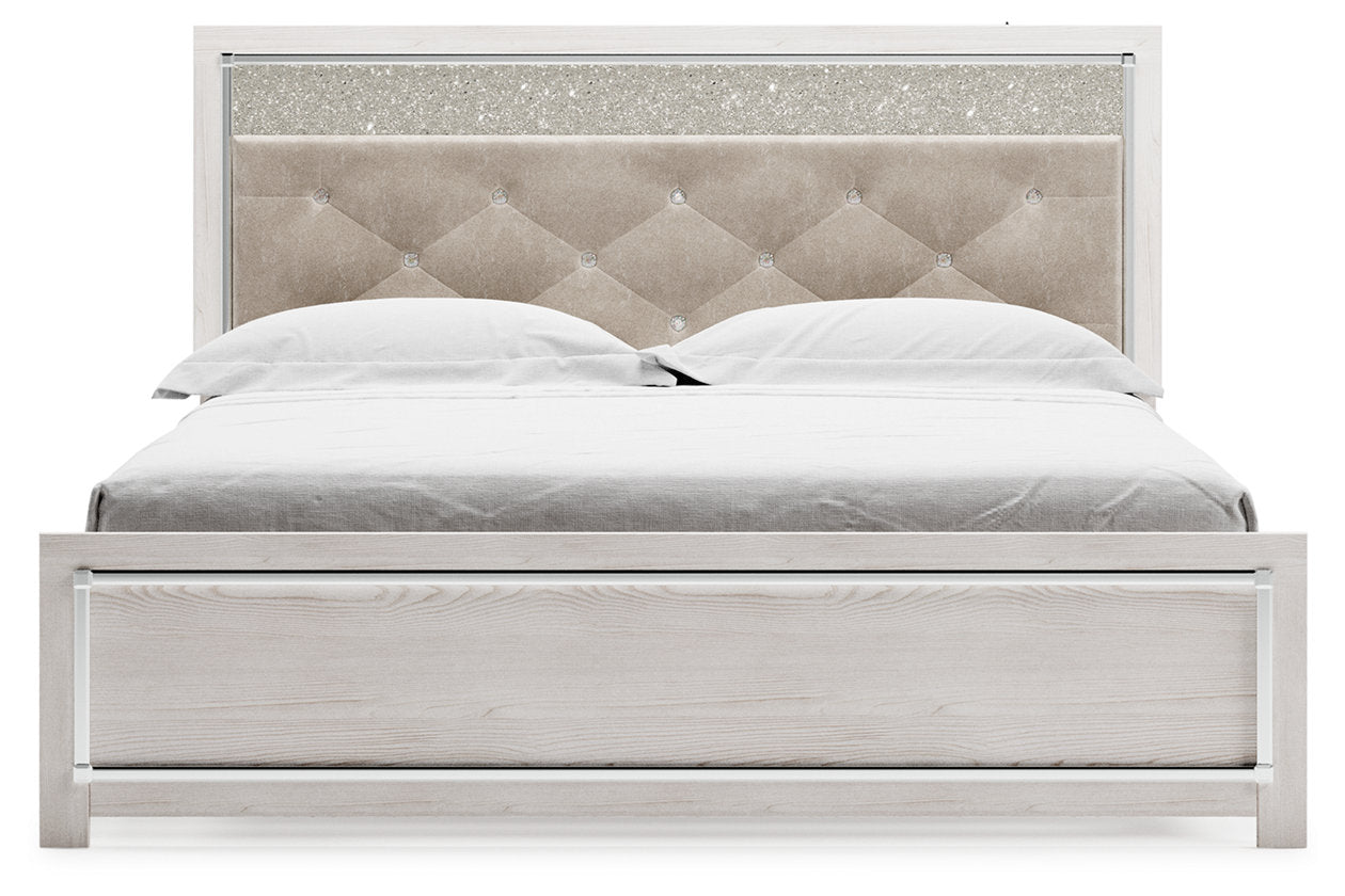 Altyra White King Panel Bed - SET | B2640-56 | B2640-58 | B2640-97 - Luna Furniture - Dallas Store