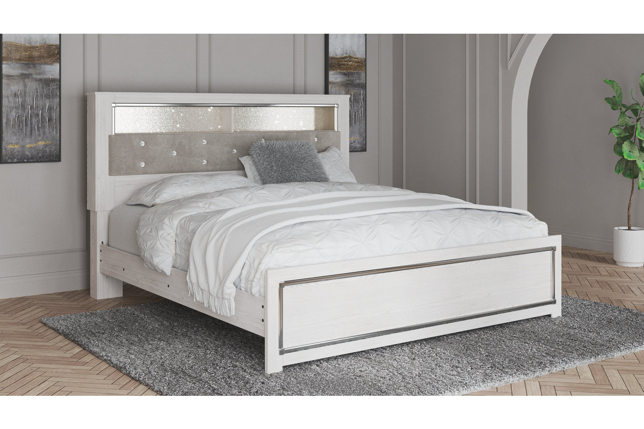 Altyra White King Panel Bookcase Bed - SET | B2640-56 | B2640-69 | B2640-97 - Luna Furniture - Dallas Store