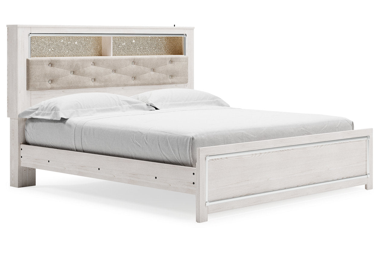 Altyra White King Panel Bookcase Bed - SET | B2640-56 | B2640-69 | B2640-97 - Luna Furniture - Dallas Store