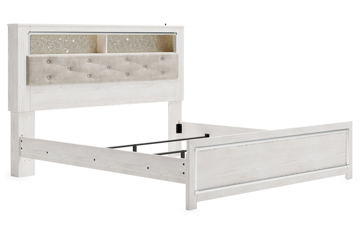 Altyra White King Panel Bookcase Bed - SET | B2640-56 | B2640-69 | B2640-97 - Luna Furniture - Dallas Store