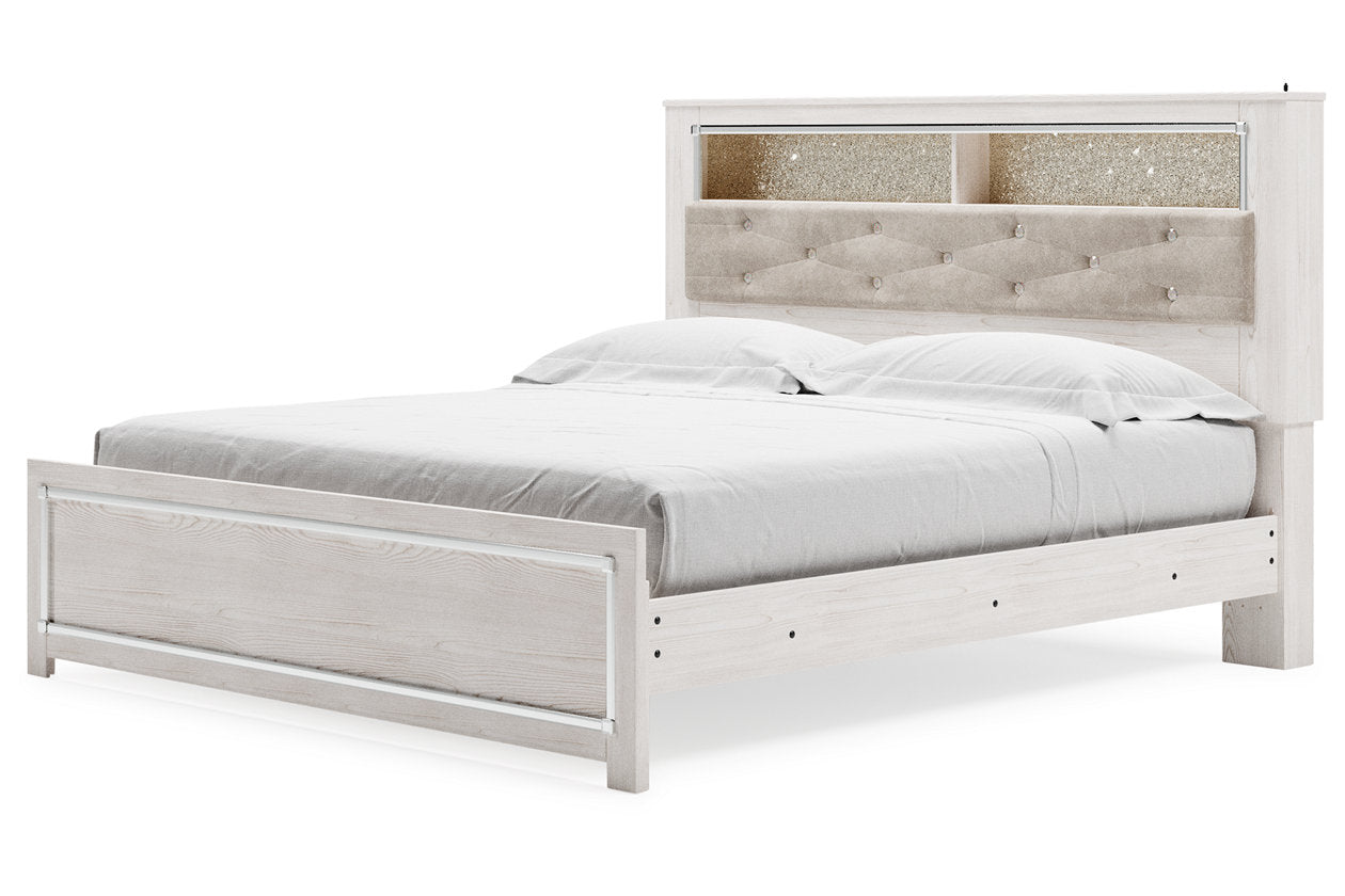 Altyra White King Panel Bookcase Bed - SET | B2640-56 | B2640-69 | B2640-97 - Luna Furniture - Dallas Store
