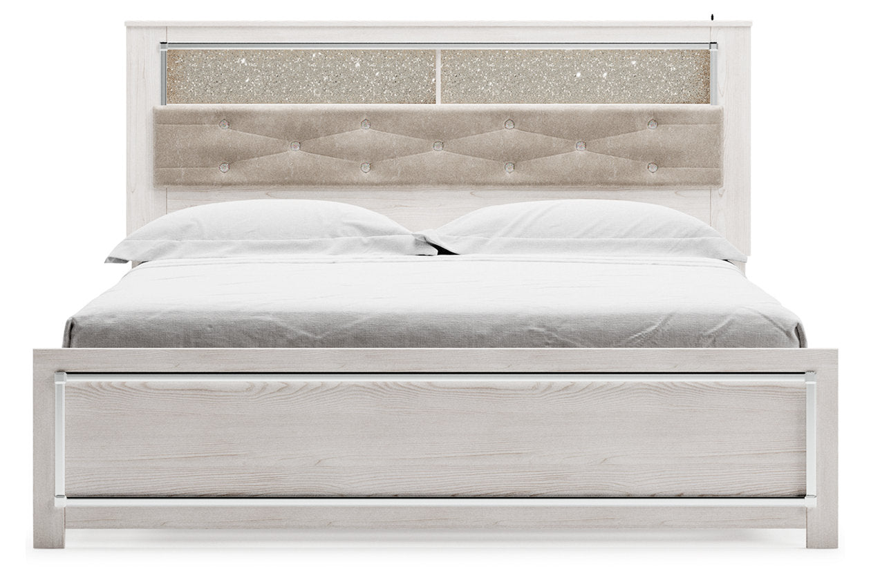 Altyra White King Panel Bookcase Bed - SET | B2640-56 | B2640-69 | B2640-97 - Luna Furniture - Dallas Store
