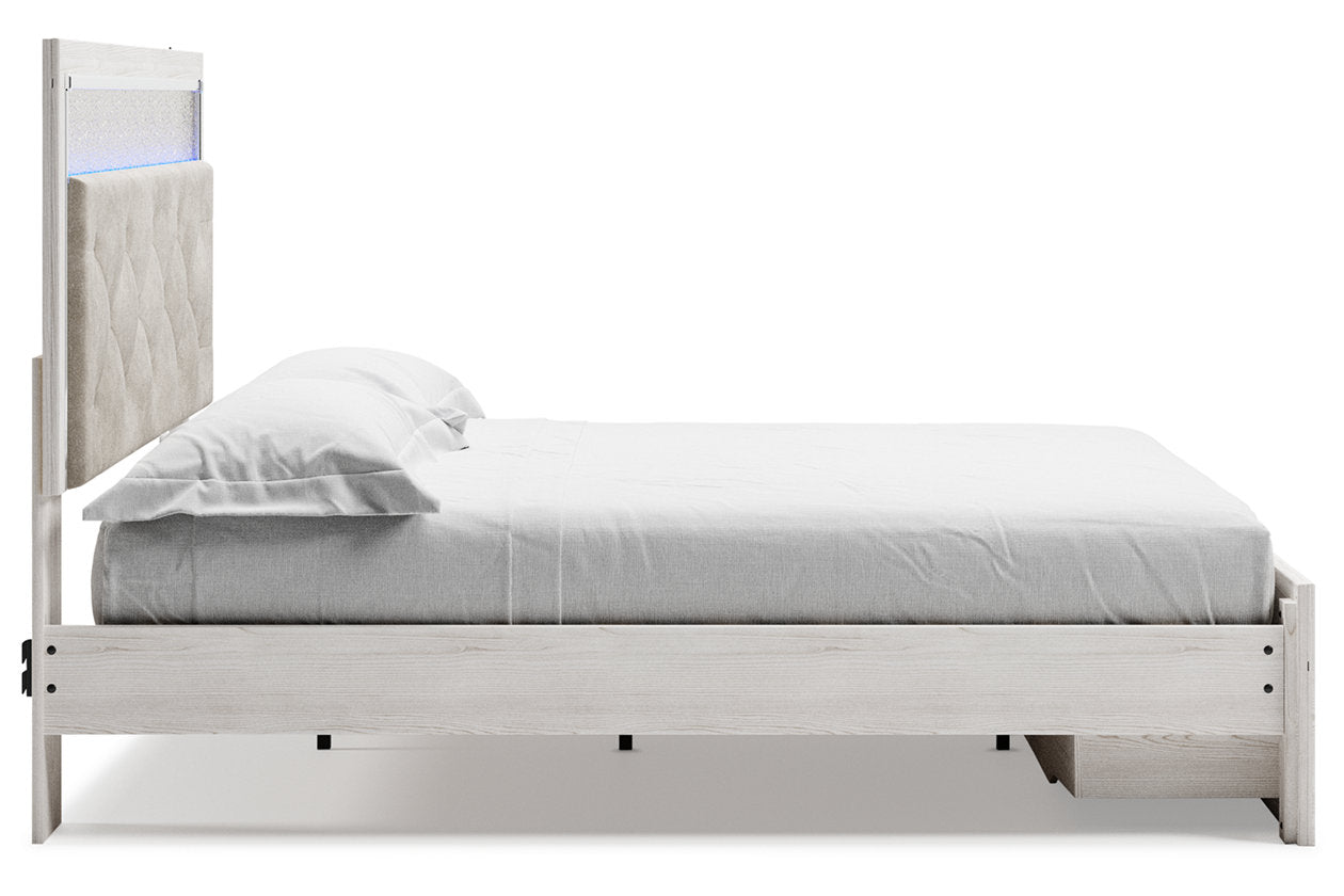 Altyra White King Upholstered Storage Bed - SET | B100-14 | B2640-56S | B2640-58 | B2640-95 - Luna Furniture - Dallas Store
