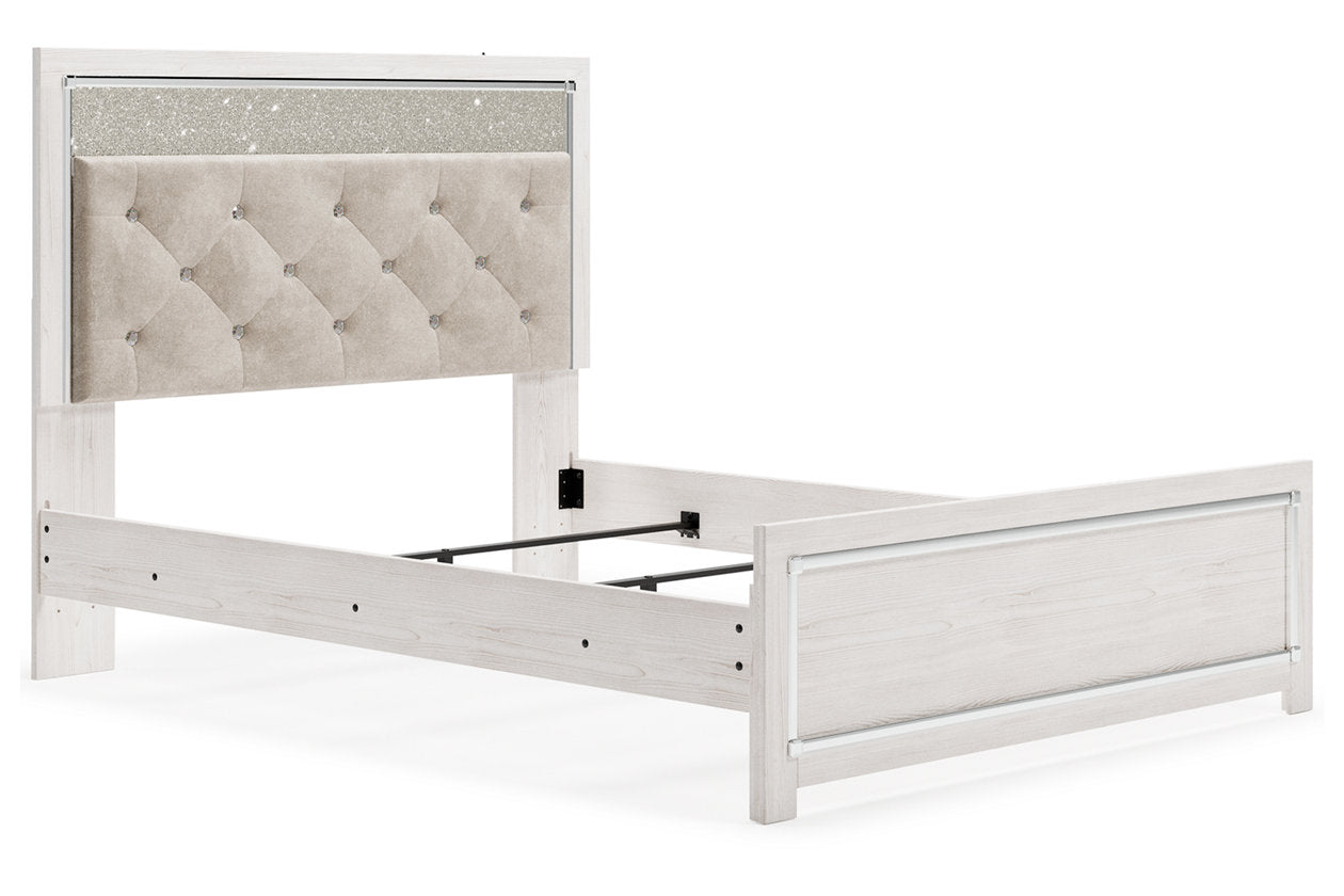 Altyra White Queen Panel Bed - SET | B2640-54 | B2640-57 | B2640-96 - Luna Furniture - Dallas Store