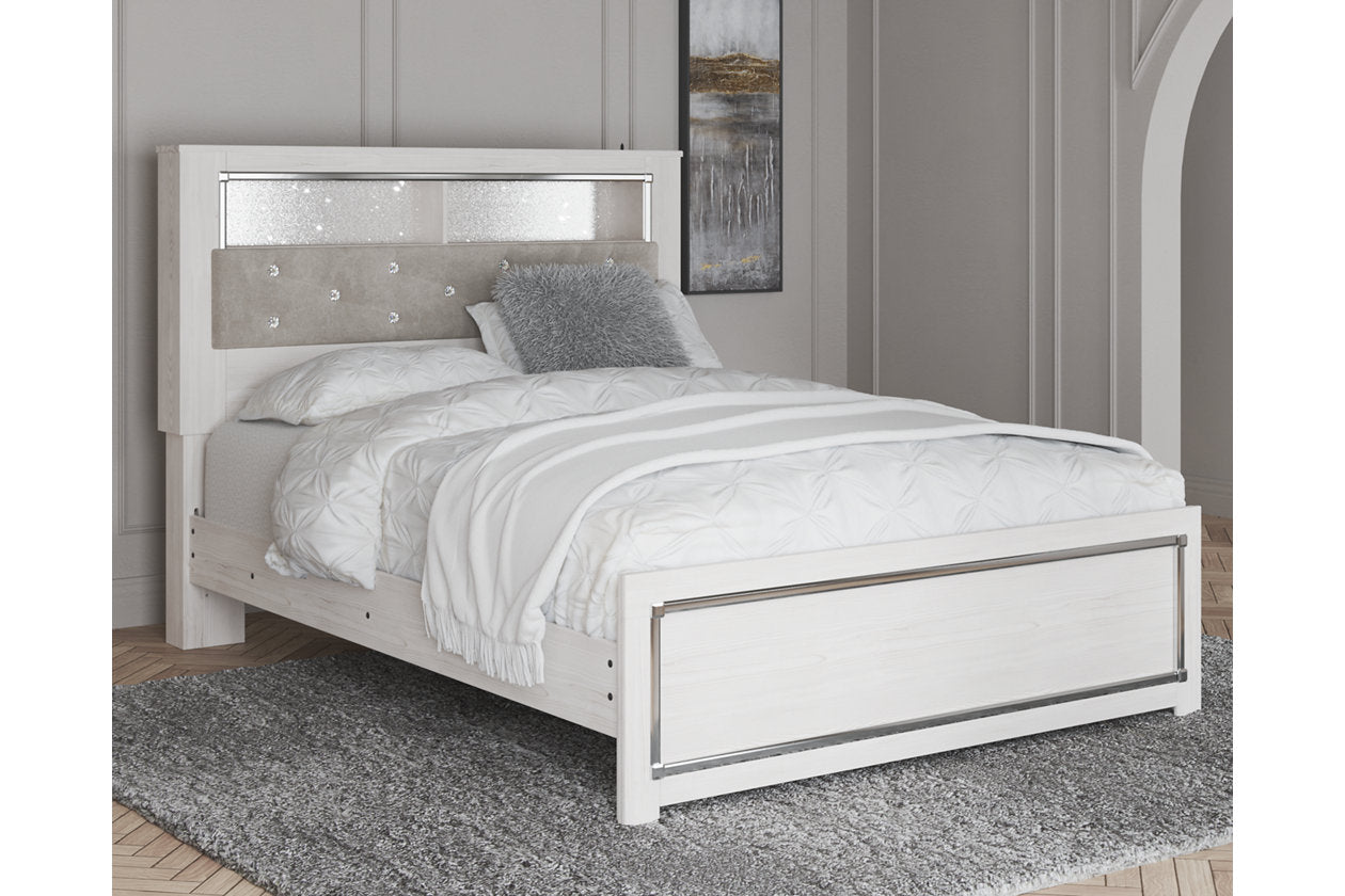 Altyra White Queen Panel Bookcase Bed - SET | B100-13 | B2640-54 | B2640-65 | B2640-95 - Luna Furniture - Dallas Store
