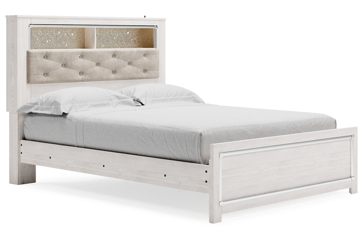 Altyra White Queen Panel Bookcase Bed - SET | B100-13 | B2640-54 | B2640-65 | B2640-95 - Luna Furniture - Dallas Store