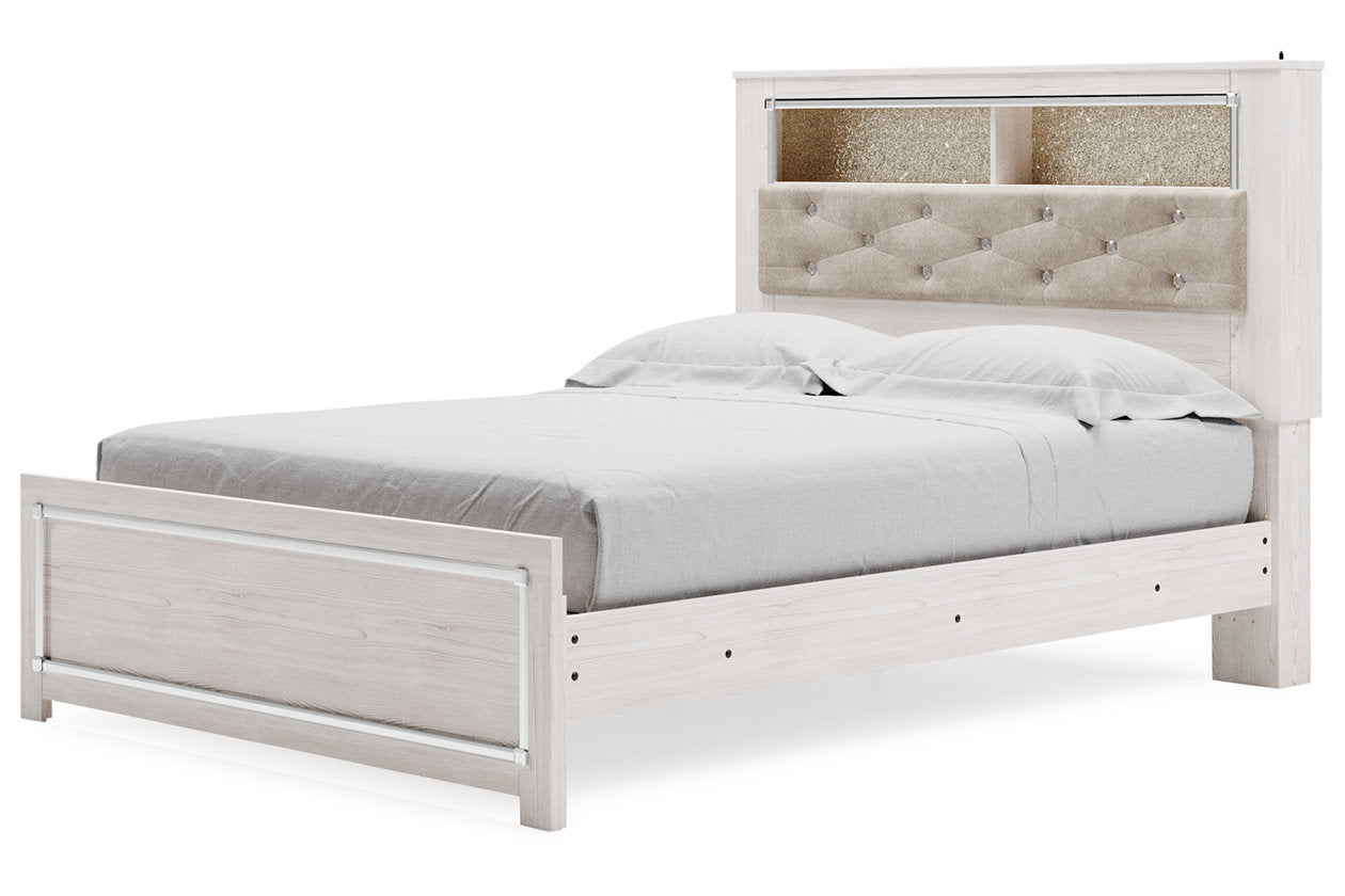 Altyra White Queen Panel Bookcase Bed - SET | B2640-54 | B2640-65 | B2640-96 - Luna Furniture - Dallas Store