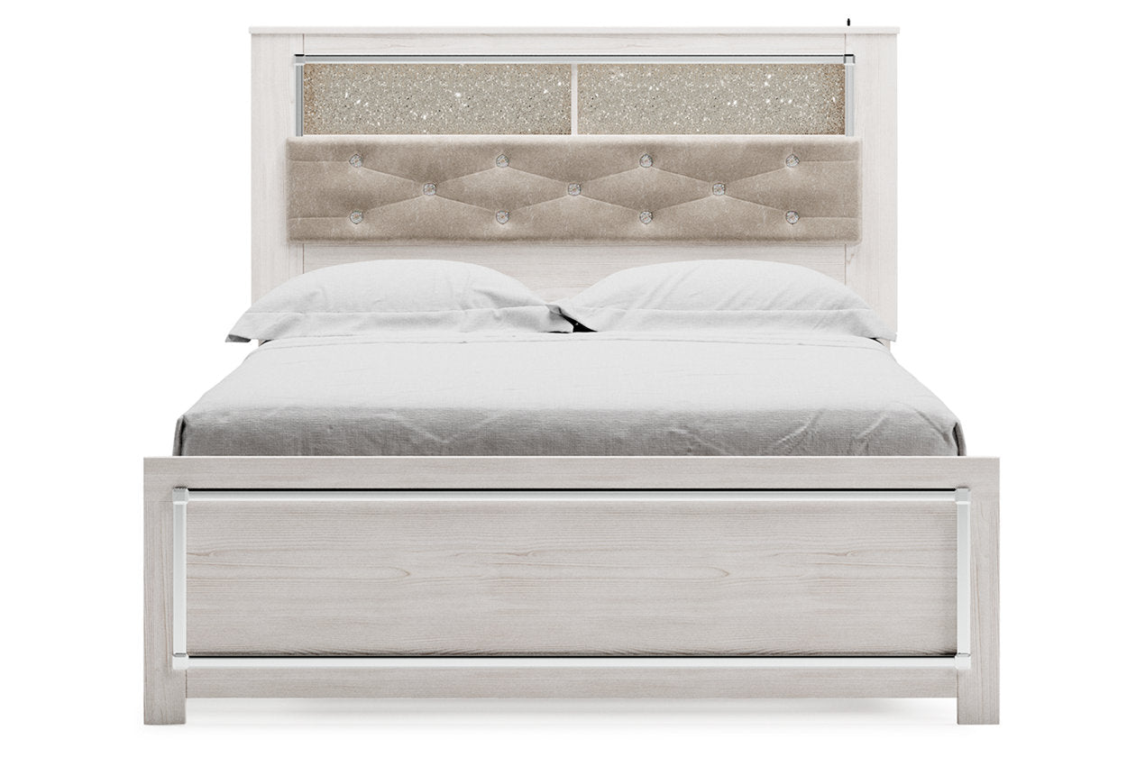 Altyra White Queen Panel Bookcase Bed - SET | B2640-54 | B2640-65 | B2640-96 - Luna Furniture - Dallas Store