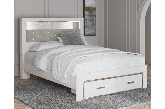 Altyra White Queen Upholstered Bookcase Bed with Storage - SET | B100-13 | B2640-54S | B2640-65 | B2640-95 - Luna Furniture - Dallas Store