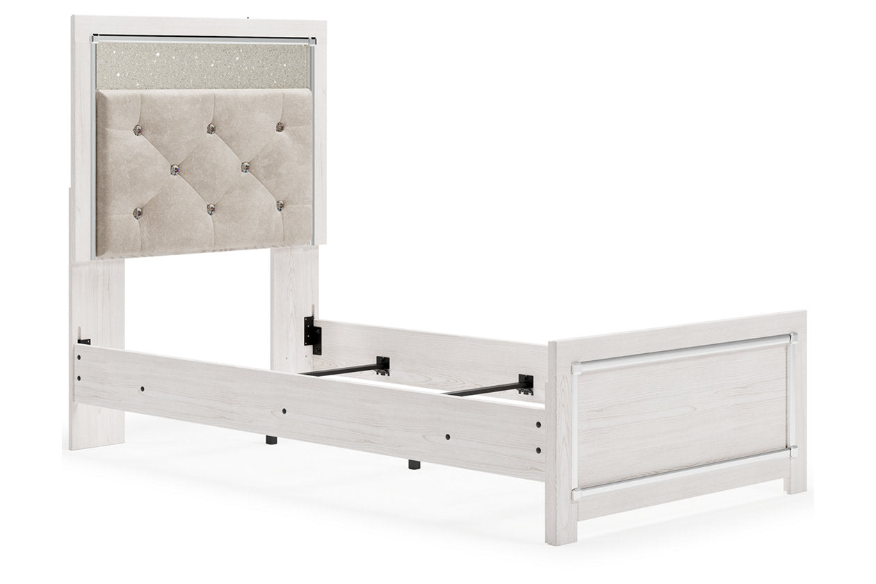 Altyra White Twin Panel Bed - SET | B2640-52 | B2640-53 | B2640-83 - Luna Furniture - Dallas Store