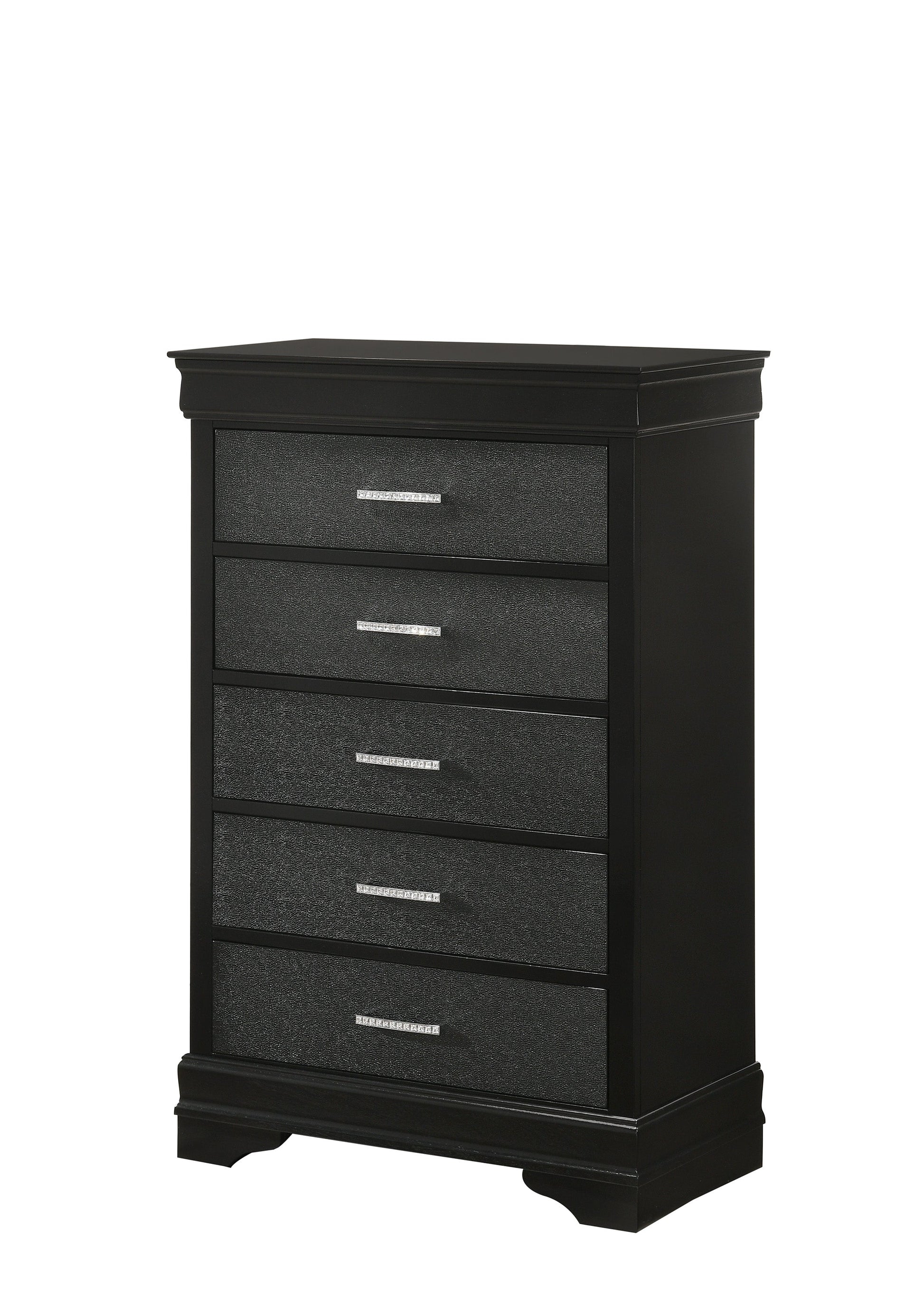 Amalia Black Chest - B6918-4 - Luna Furniture - Dallas Store