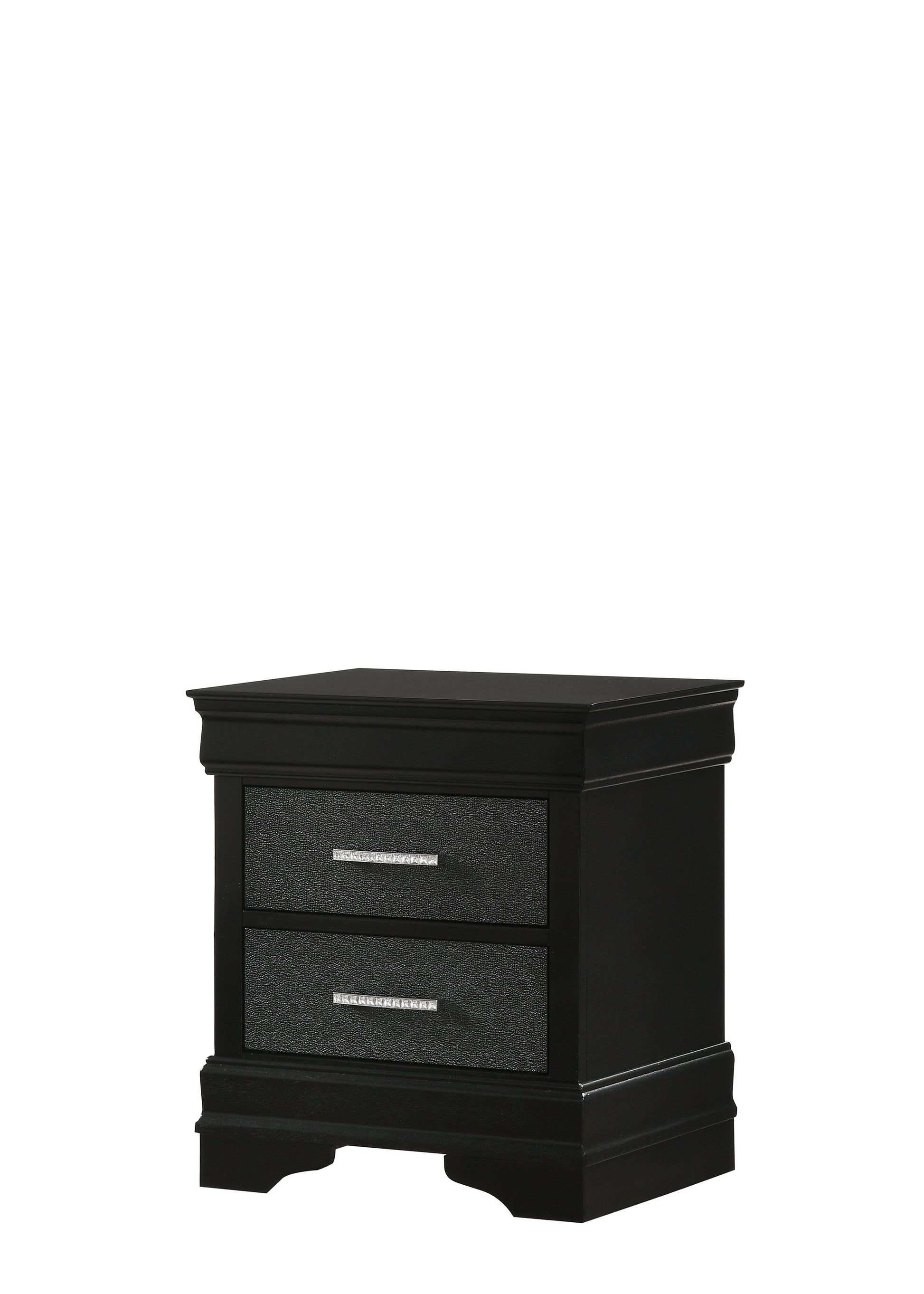 Amalia Black Panel Youth Bedroom Set - SET | B6918-F-HBFB | B6918-FT-RAIL | B6918-1 | B6918-11 | B6918-2 - Luna Furniture - Dallas Store