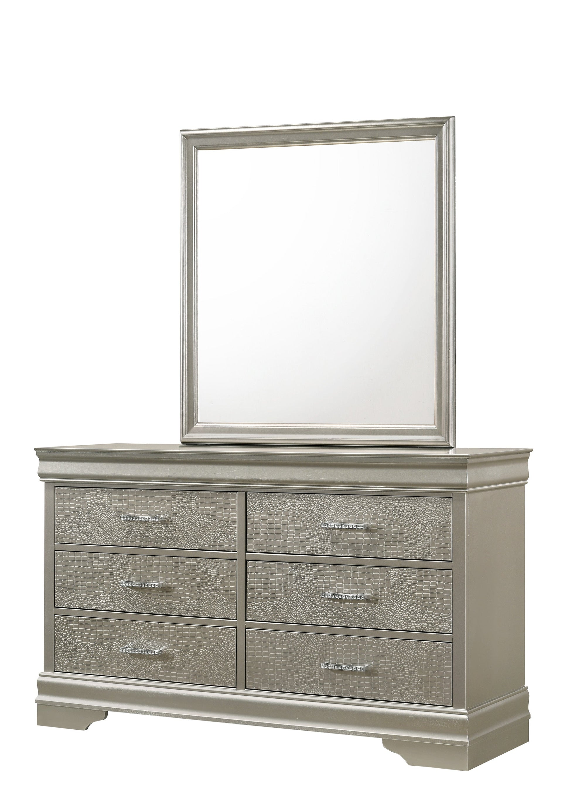 Amalia Silver Dresser - B6910-1 - Luna Furniture - Dallas Store