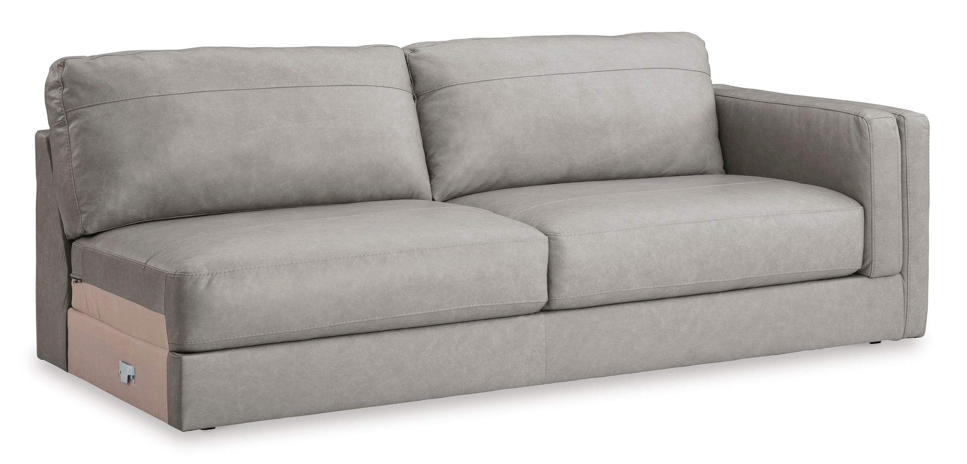 Amiata Glacier Leather 2-Piece LAF Sectional - SET | 5740416 | 5740467 - Luna Furniture - Dallas Store