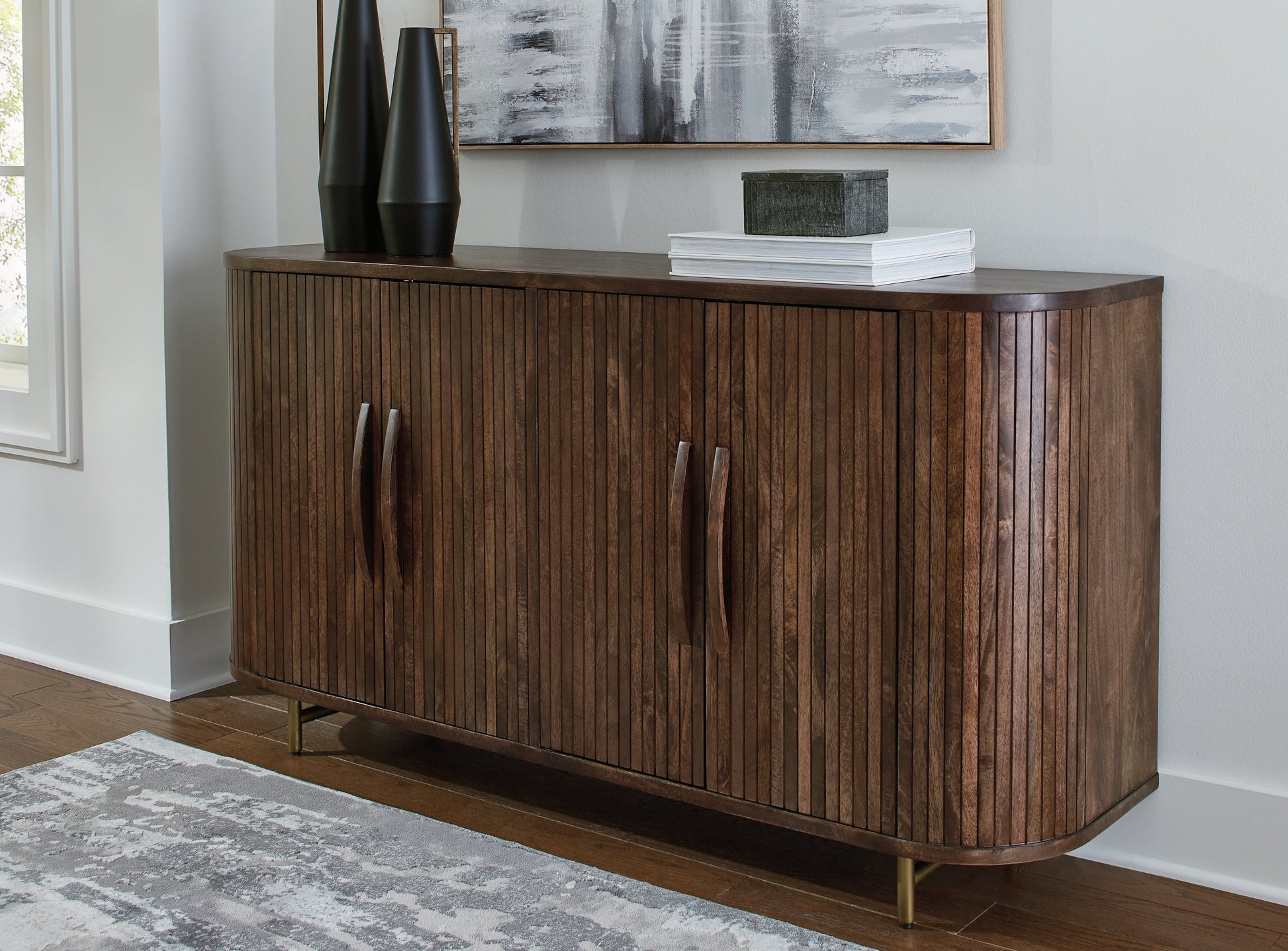 Amickly Dark Brown Accent Cabinet - A4000571 - Luna Furniture - Dallas Store