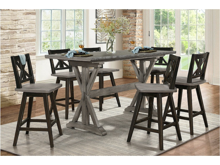 Amsonia Gray Counter Height Table - 5602-36 - Luna Furniture - Dallas Store