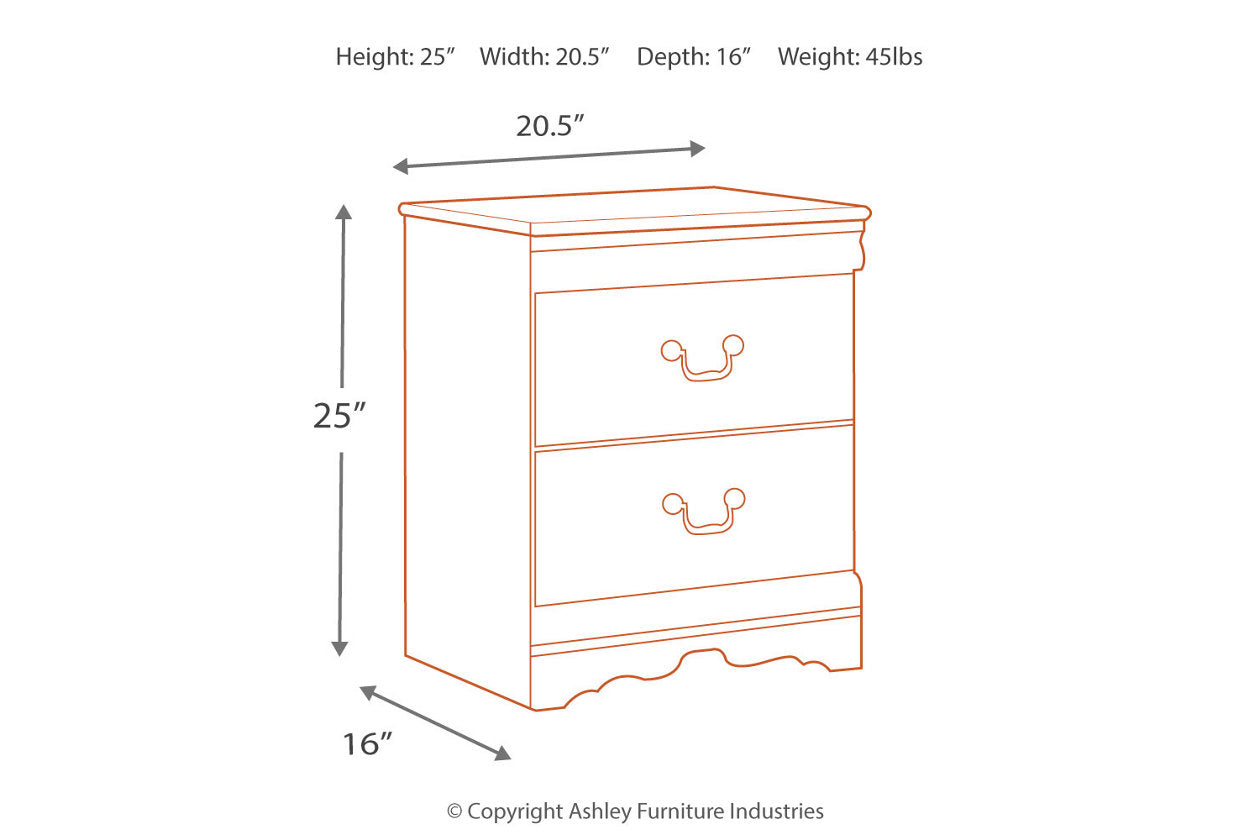 Anarasia White Nightstand - B129-92 - Luna Furniture - Dallas Store