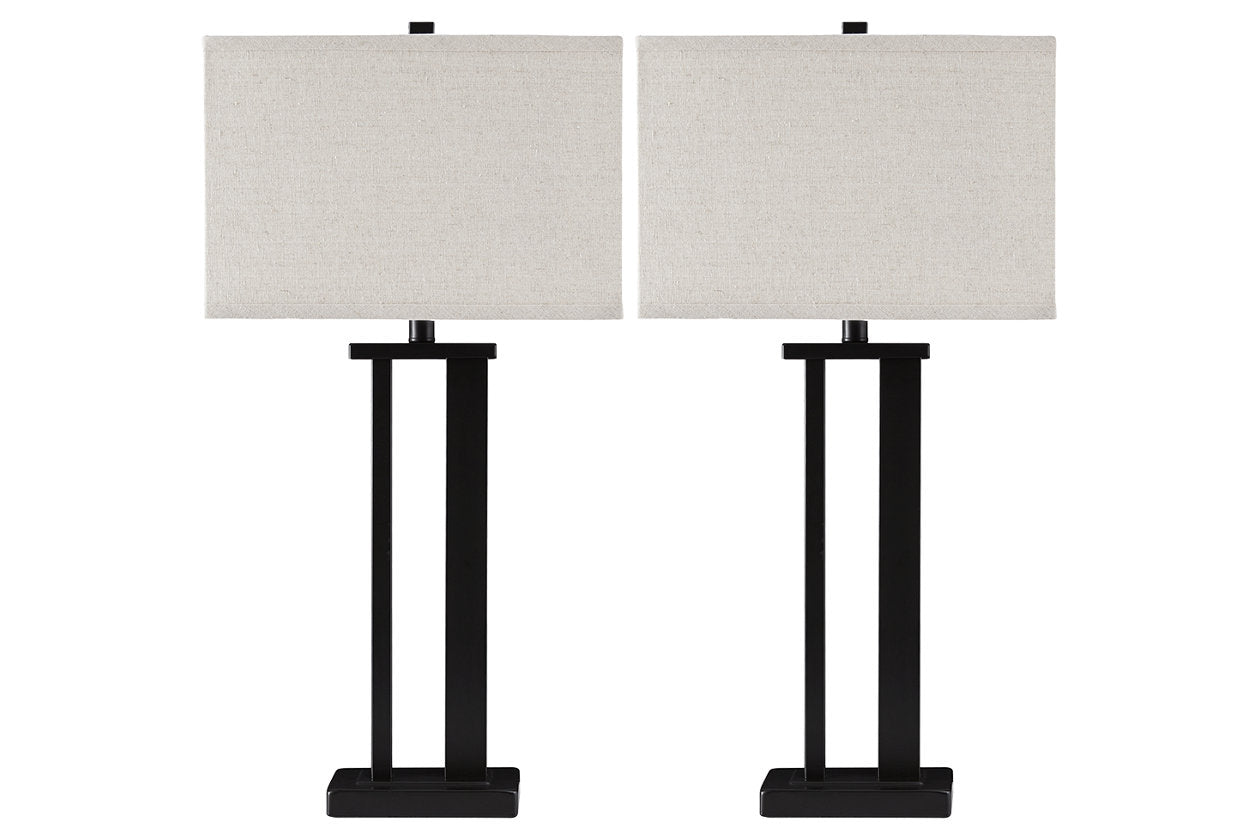 Aniela Bronze Finish Table Lamp, Set of 2 - L204074 - Luna Furniture - Dallas Store