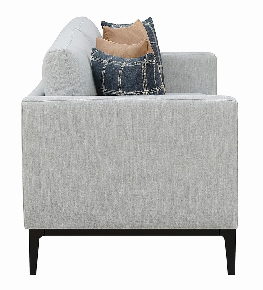 Apperson Cushioned Back Sofa Light Gray - 508681 - Luna Furniture - Dallas Store