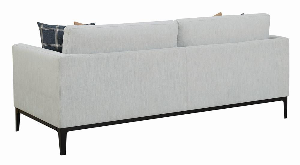 Apperson Cushioned Back Sofa Light Gray - 508681 - Luna Furniture - Dallas Store