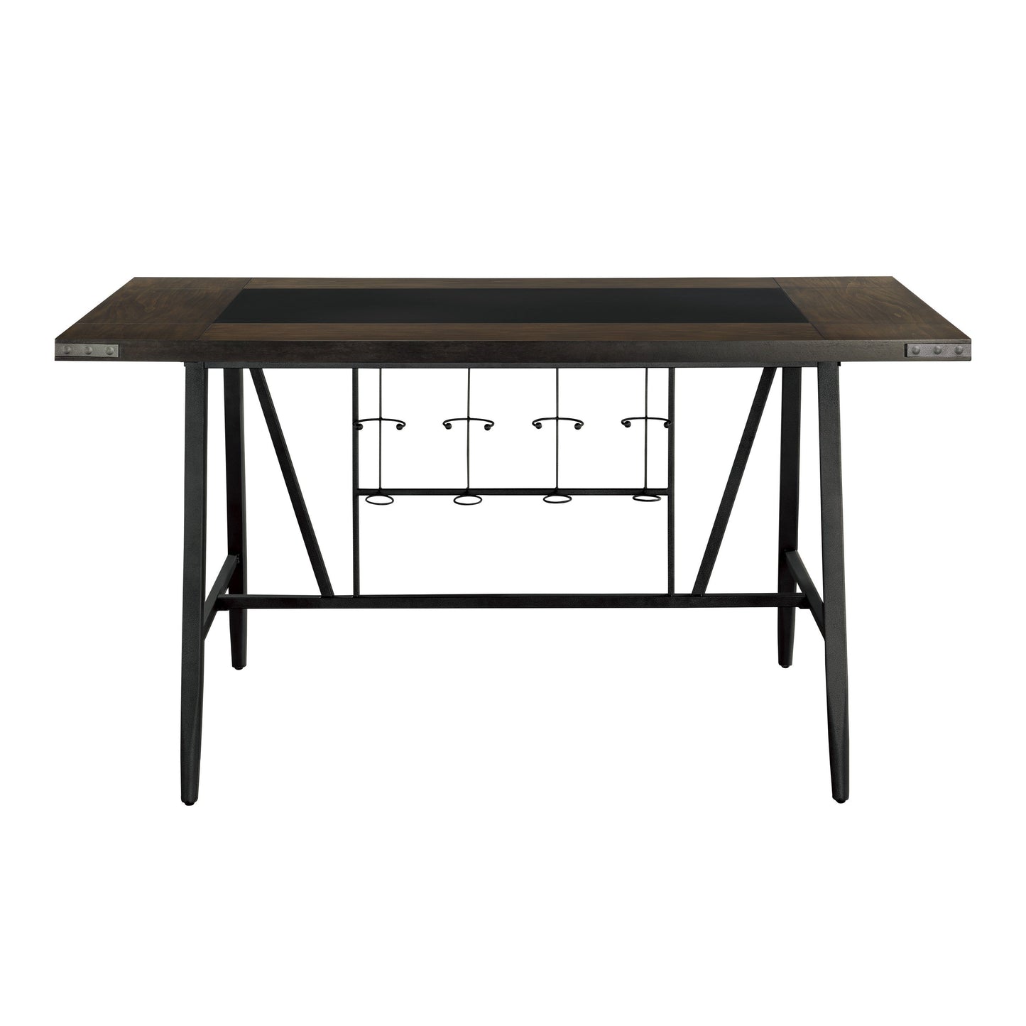 Appert Brown/Dark Gray Counter Height Table - SET | 5566-36 | 5566-36G - Luna Furniture - Dallas Store