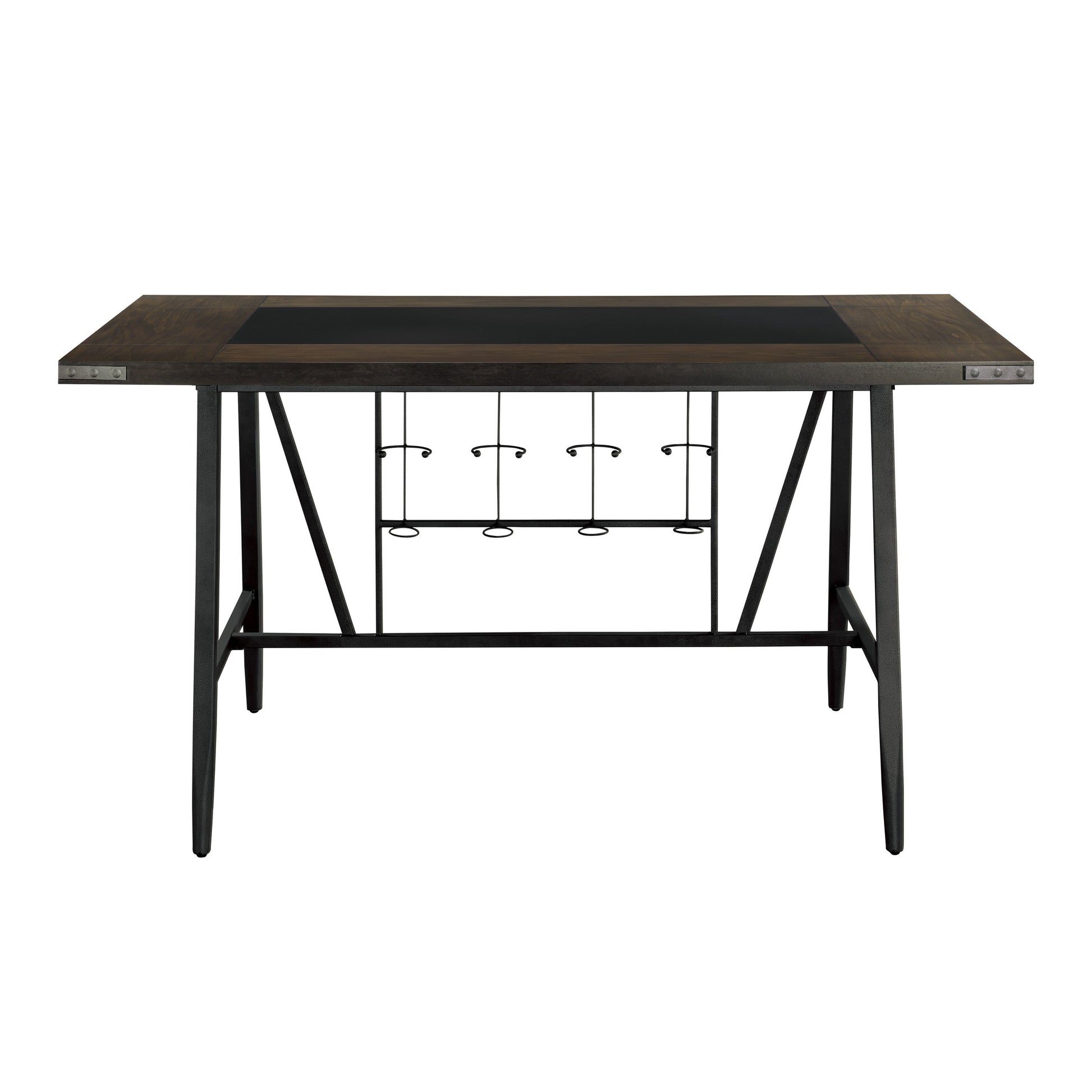 Appert Brown/Dark Gray Counter Height Table - SET | 5566-36 | 5566-36G - Luna Furniture - Dallas Store