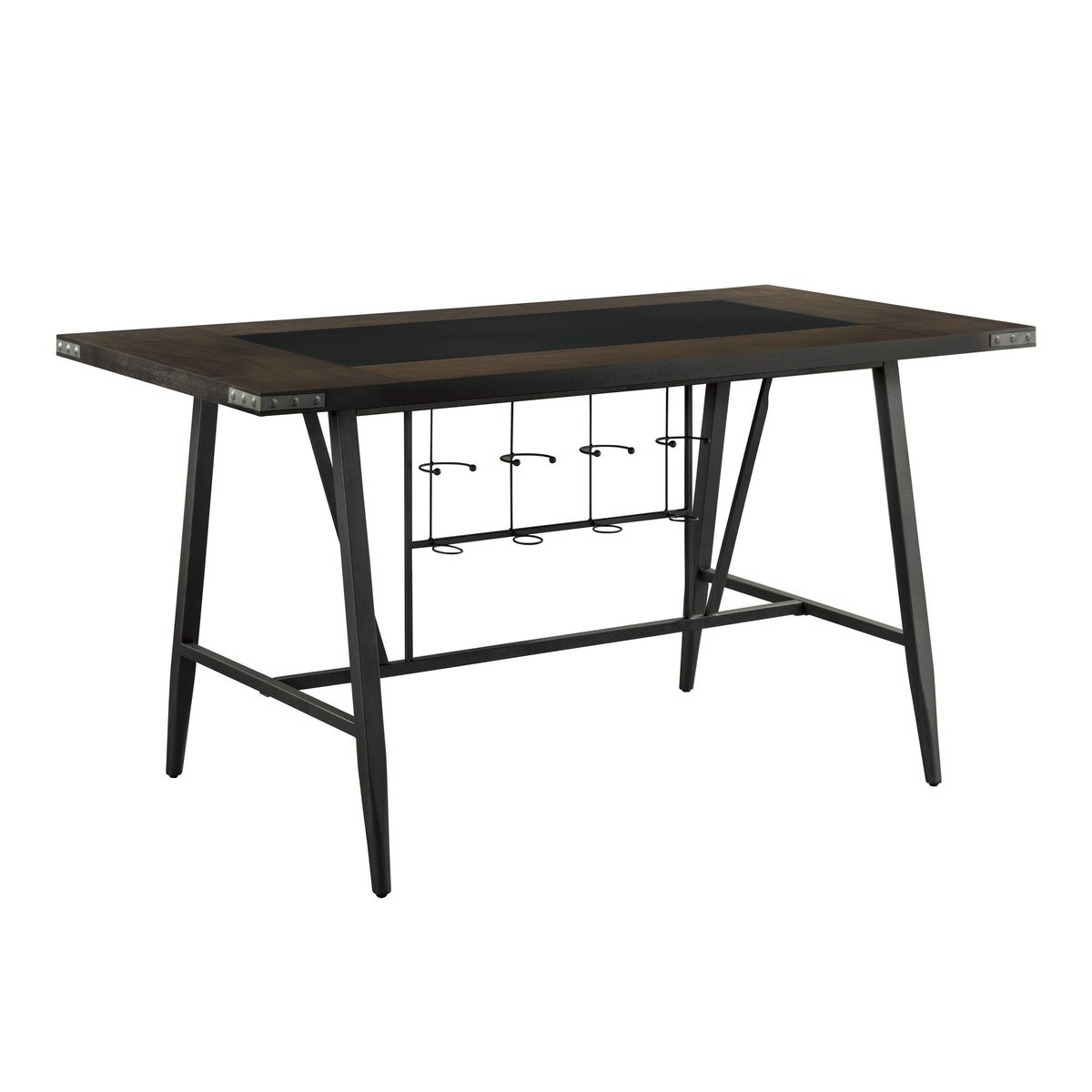 Appert Brown/Dark Gray Counter Height Table - SET | 5566-36 | 5566-36G - Luna Furniture - Dallas Store