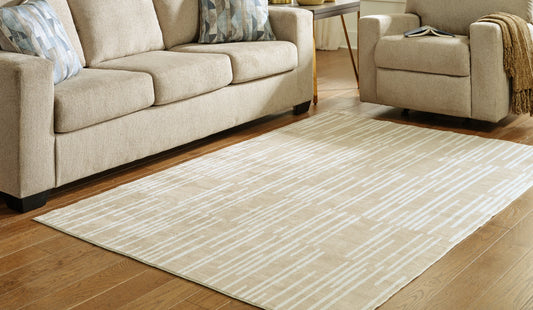 Ardenville Tan/Cream Medium Rug - R406212 - Luna Furniture - Dallas Store