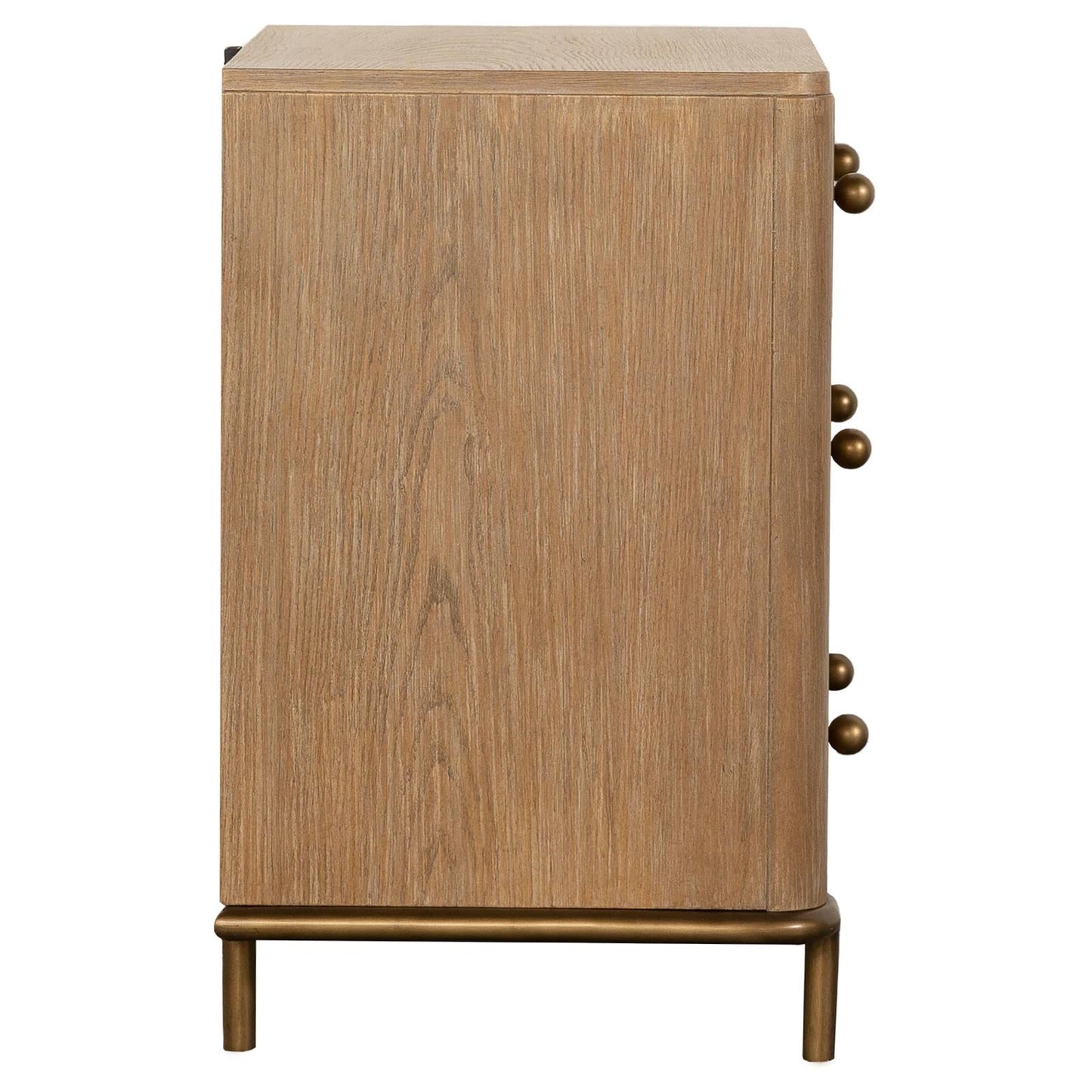 Arini 3-Drawer Nightstand with Dual USB Ports Sand Wash - 224302 - Luna Furniture - Dallas Store