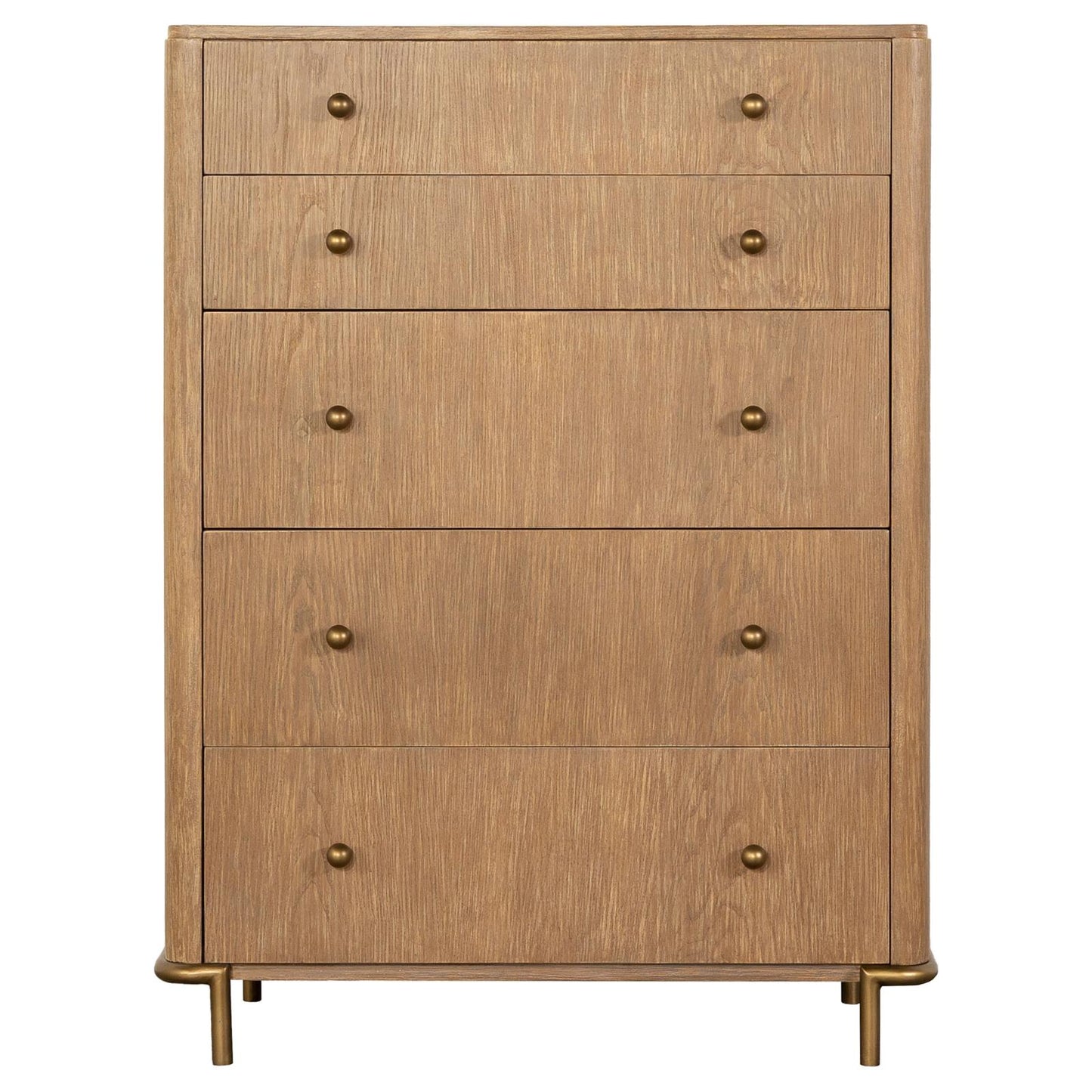 Arini Sand Wash 5-Drawer Chest - 224305 - Luna Furniture - Dallas Store