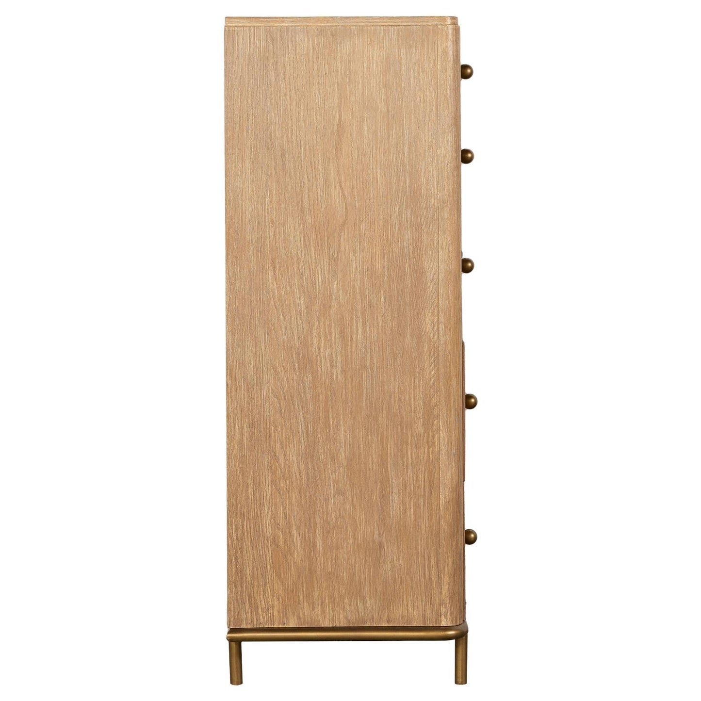 Arini Sand Wash 5-Drawer Chest - 224305 - Luna Furniture - Dallas Store