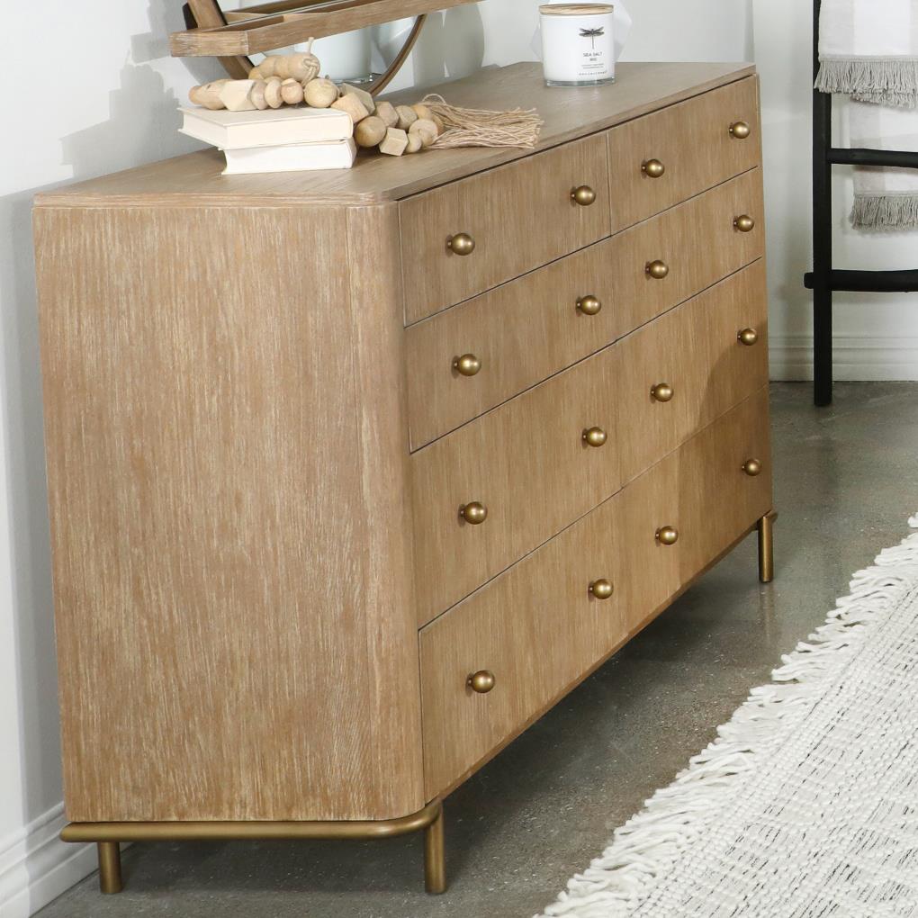 Arini Sand Wash 8-Drawer Dresser - 224303 - Luna Furniture - Dallas Store