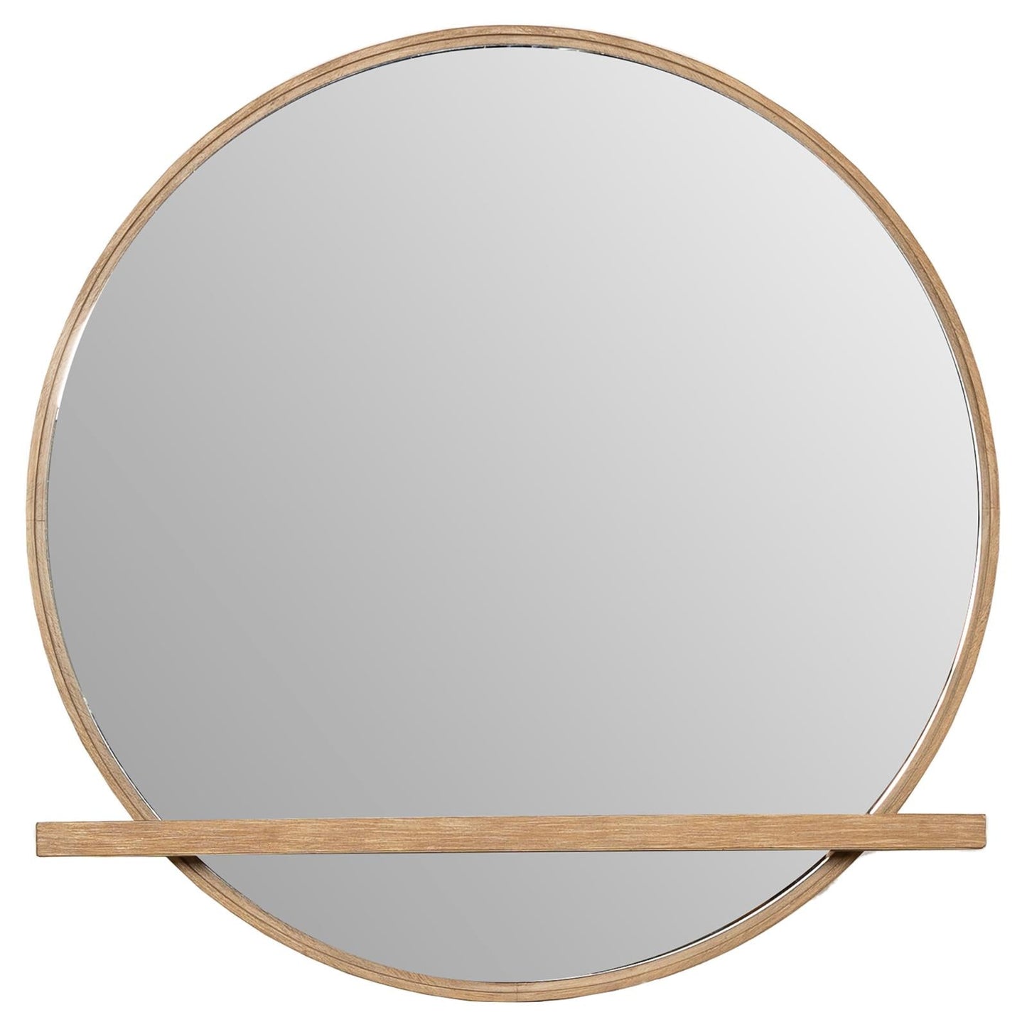 Arini Sand Wash Round Dresser Mirror - 224304 - Luna Furniture - Dallas Store