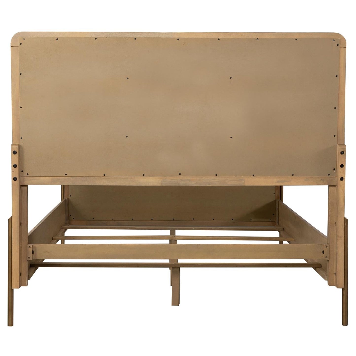 Arini Upholstered Queen Panel Bed Sand Wash/Natural Cane - 224300Q - Luna Furniture - Dallas Store