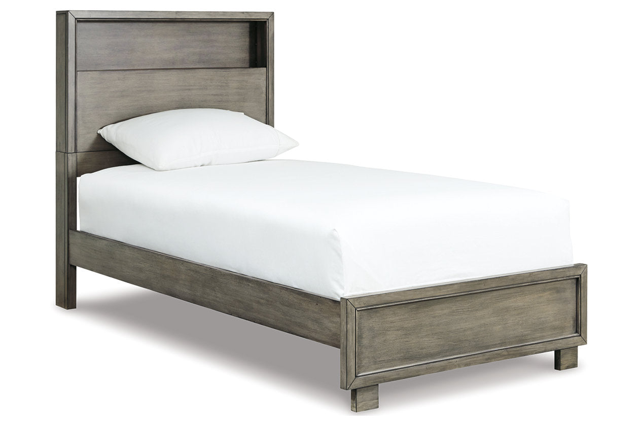 Arnett Gray Twin Bookcase Bed - SET | B552-53 | B552-83 - Luna Furniture - Dallas Store