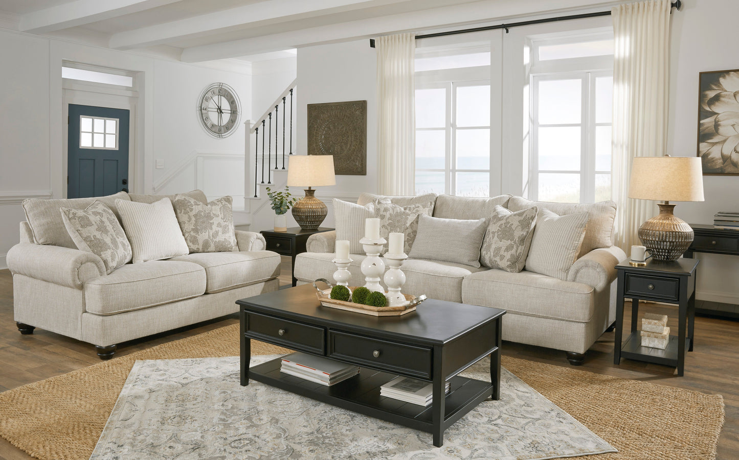 Asanti Fog Living Room Set - SET | 1320138 | 1320135 | 1320123 | 1320114 - Luna Furniture - Dallas Store