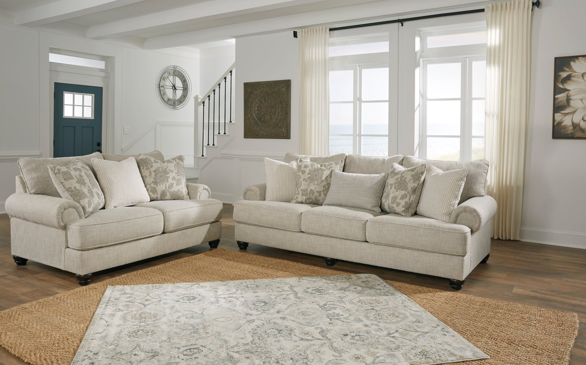 Asanti Fog Living Room Set - SET | 1320138 | 1320135 | 1320123 | 1320114 - Luna Furniture - Dallas Store