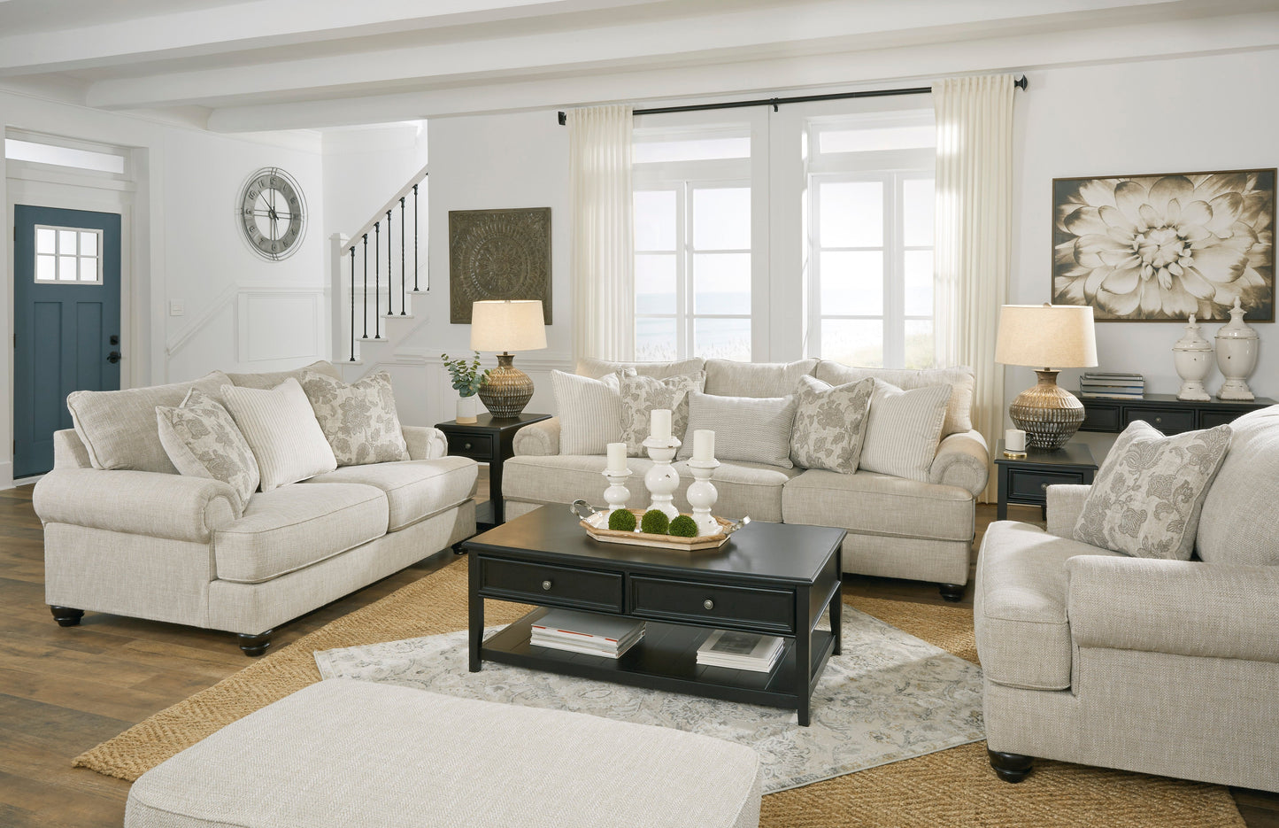 Asanti Fog Living Room Set - SET | 1320138 | 1320135 | 1320123 | 1320114 - Luna Furniture - Dallas Store