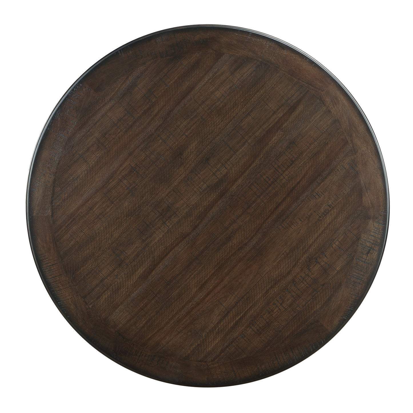Asher Black/Brown Round 5-Piece Dining Room Set - SET | 5800BK-48RD | 5800BKS(2) - Luna Furniture - Dallas Store