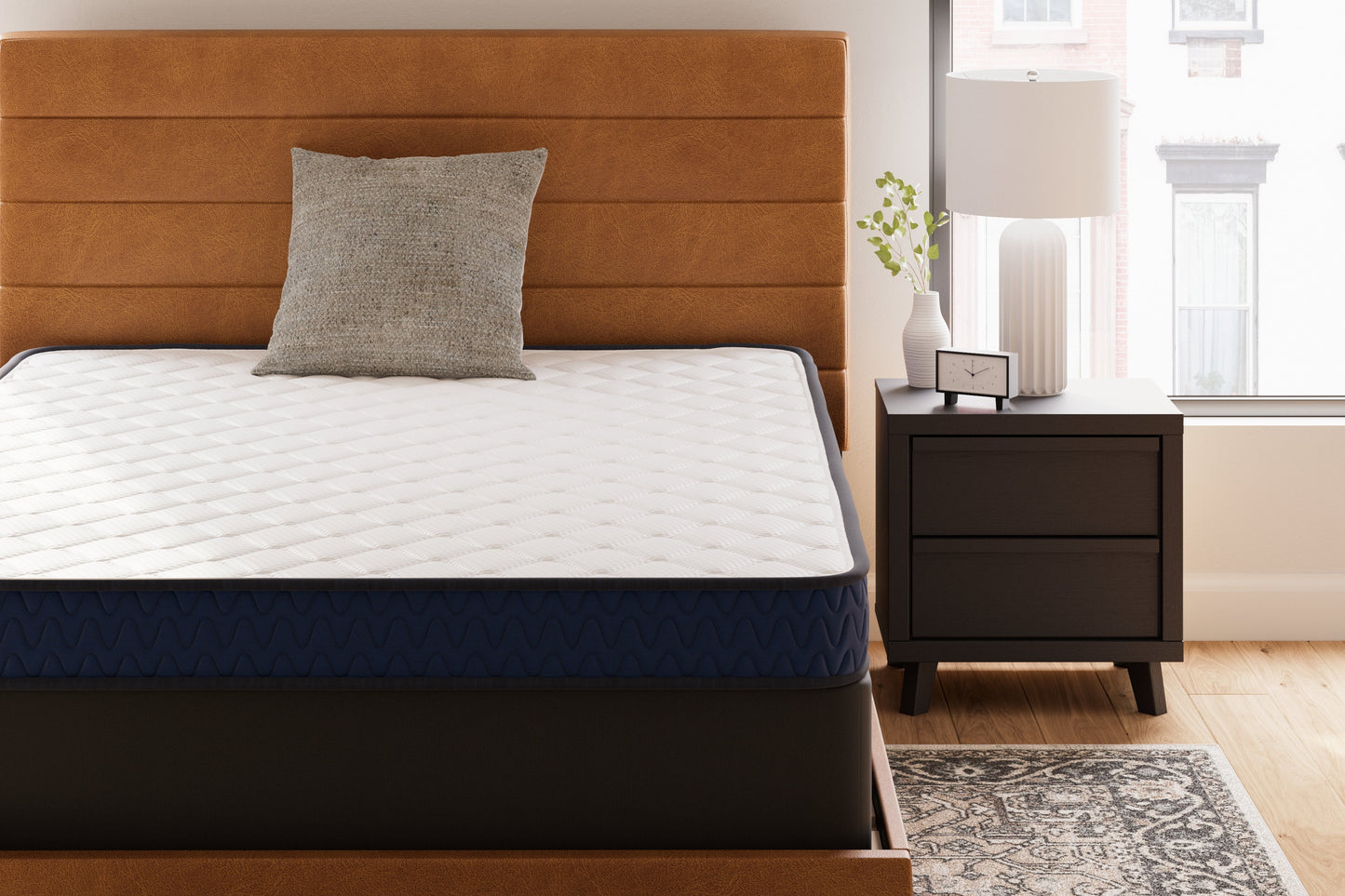 Ashley Firm White Queen Mattress - M44531 - Luna Furniture - Dallas Store