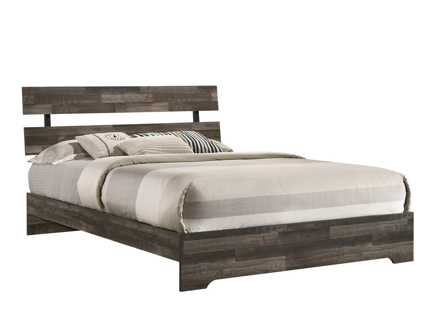 Atticus Brown King Platform Bed - B6980-K-BED - Luna Furniture - Dallas Store