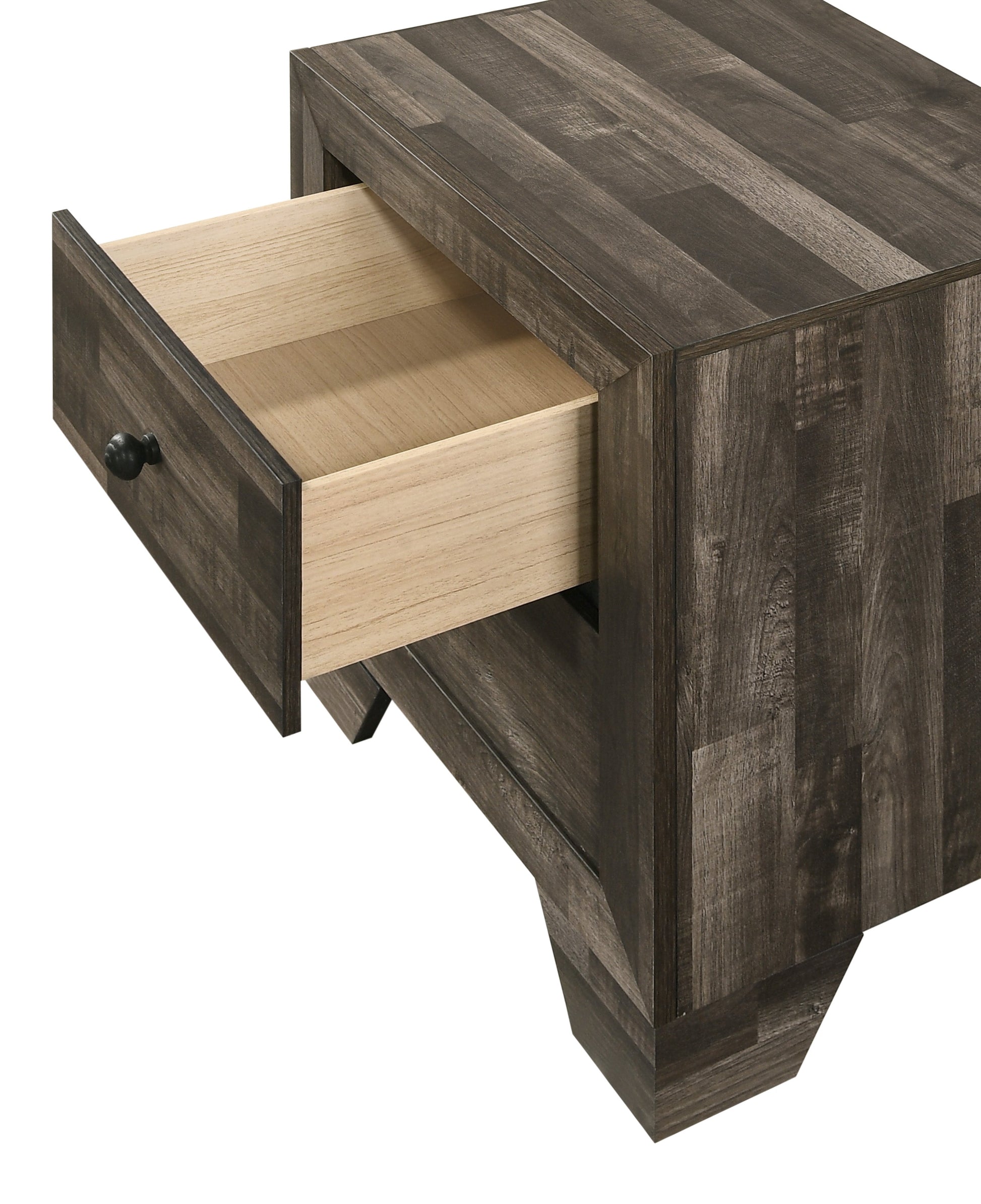 Atticus Brown Platform Youth Bedroom Set - SET | B6980-T-BED | B6980-2 | B6980-4 - Luna Furniture - Dallas Store