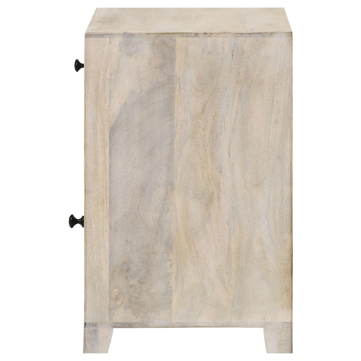 August White Washed 1-Door Accent Cabinet - 953569 - Luna Furniture - Dallas Store