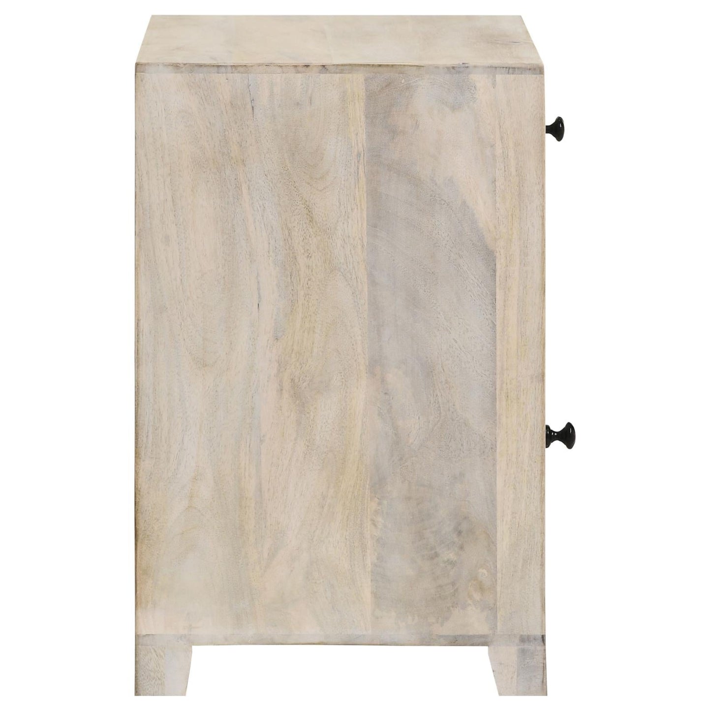 August White Washed 1-Door Accent Cabinet - 953569 - Luna Furniture - Dallas Store