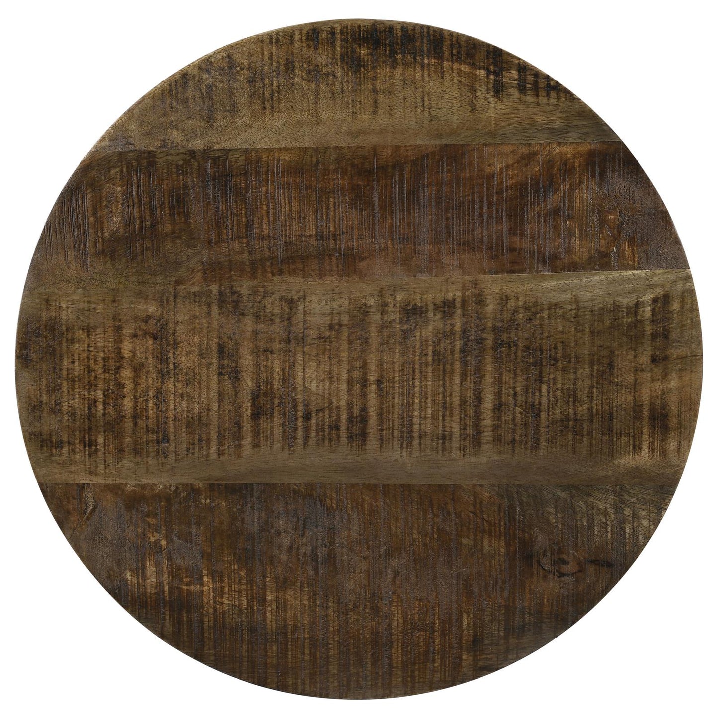 Aurora Natural/Black Round Accent Table with Drum Base - 935990 - Luna Furniture - Dallas Store