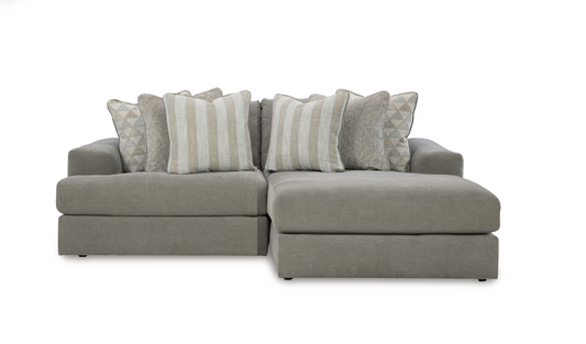 Avaliyah Ash 2-Piece RAF Chaise Sectional - SET | 5810317 | 5810364 - Luna Furniture - Dallas Store