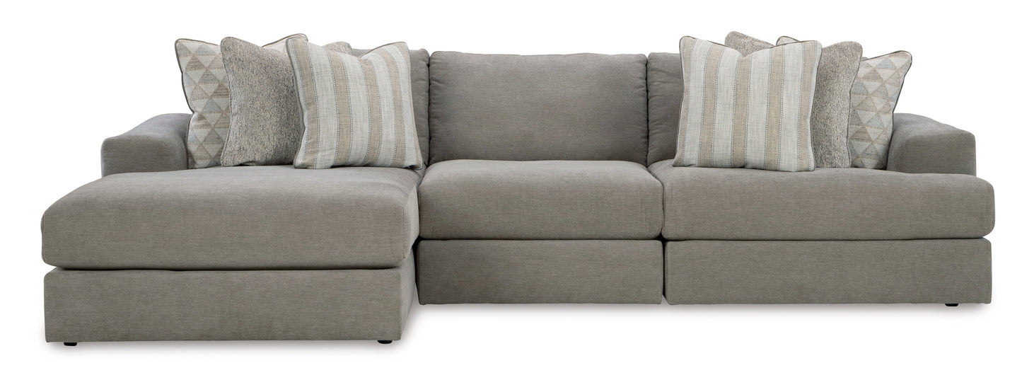 Avaliyah Ash 3-Piece LAF Chaise Sectional - SET | 5810316 | 5810346 | 5810365 - Luna Furniture - Dallas Store